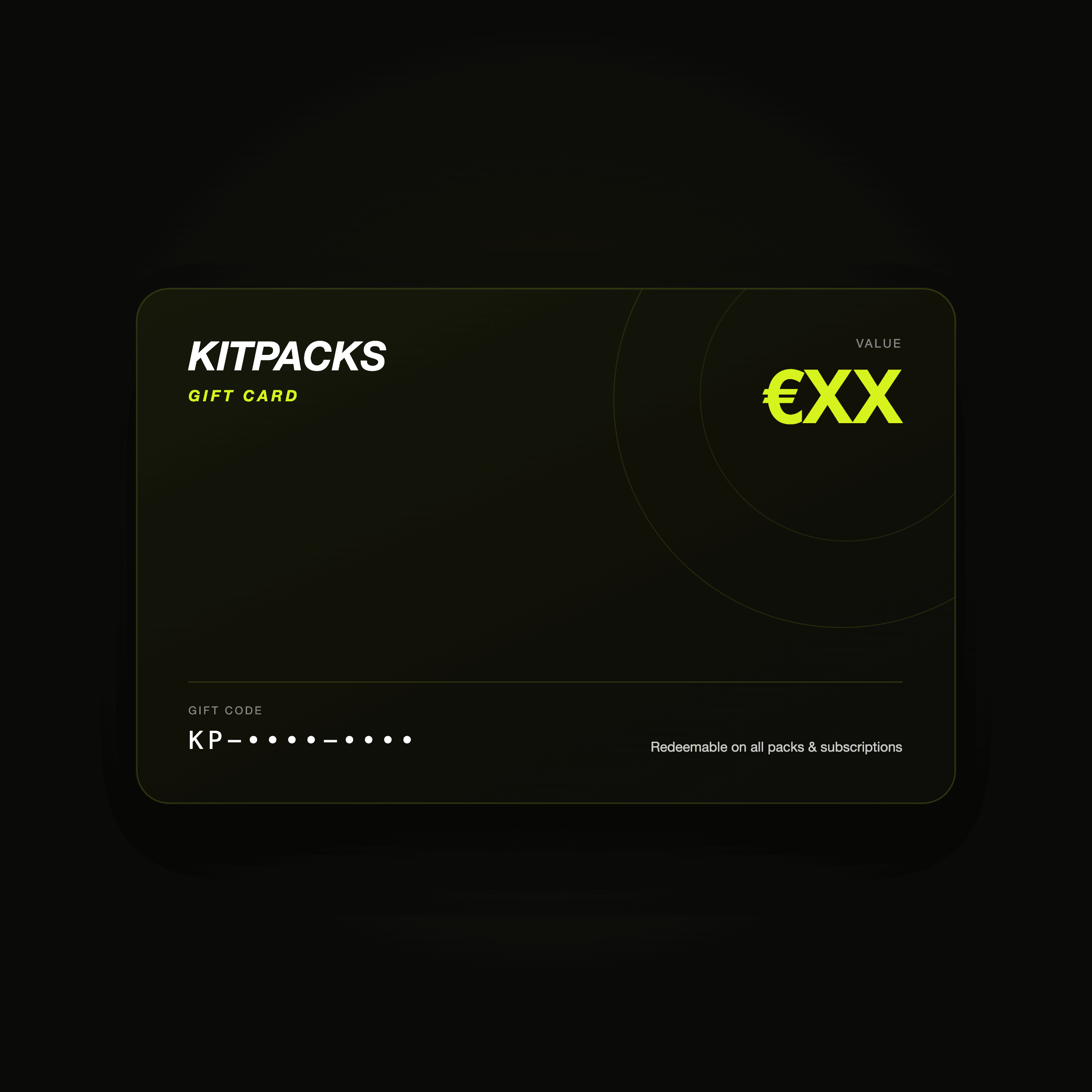 kitpacks Geschenkgutschein